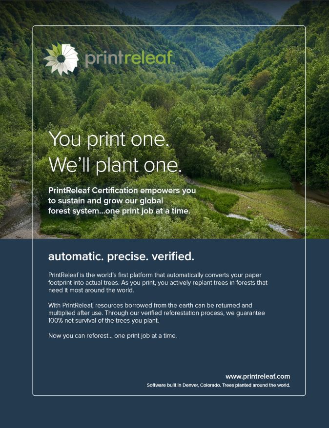 Full Brochure Cover, PrintReleaf, Coastal Document Solutions